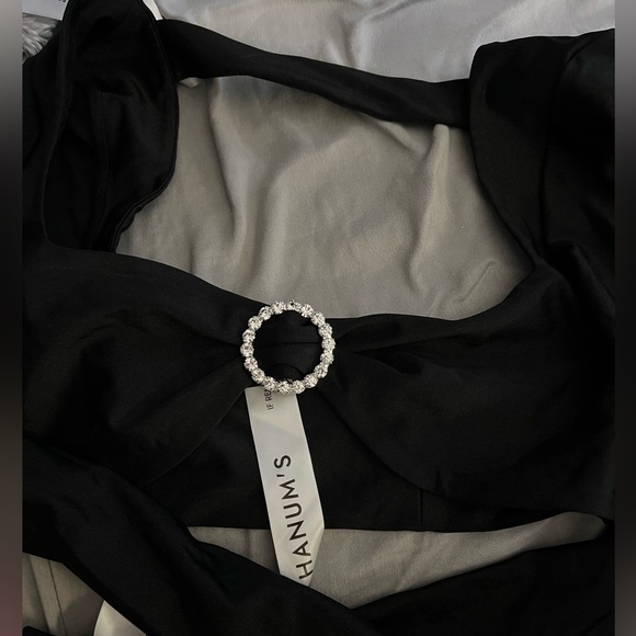 X Revolve Long Sleeve Bustier Gown in Black - Khanums - Picture 6 of 6